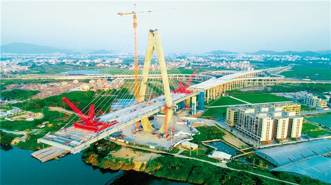京灶大桥项目力争上半年实现主桥合龙